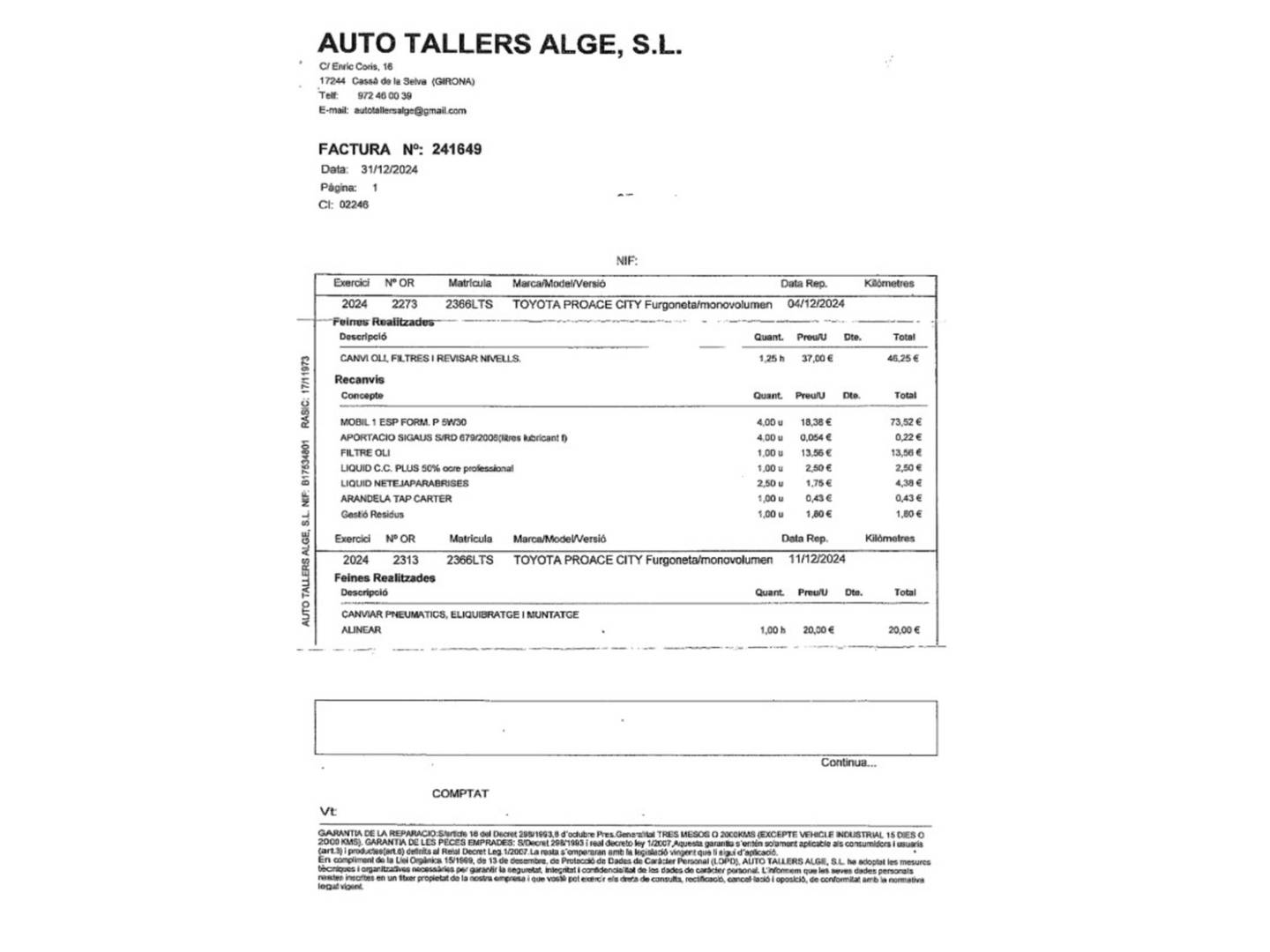 Foto Toyota Proace City Verso Toyota Proace City Verso 1.5D Family Advance L1 Auto (131 CV)