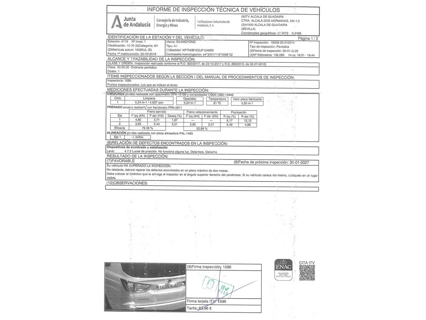 Foto SsangYong Rodius Ssangyong Rodius D22T Premium (178 CV)