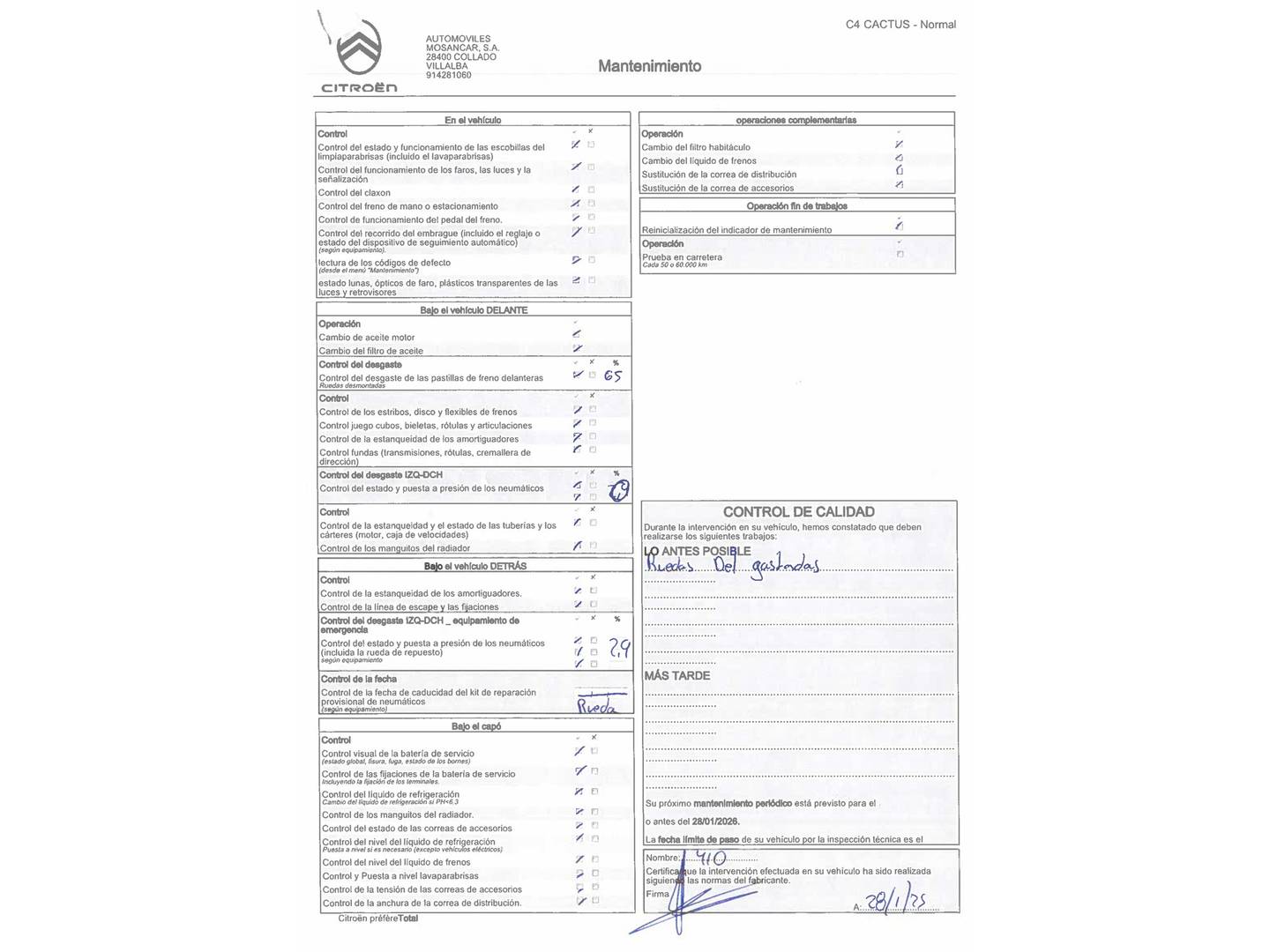 Foto Citroën C4 Cactus Citroen C4 Cactus PureTech 110 S&S Feel (110 CV)