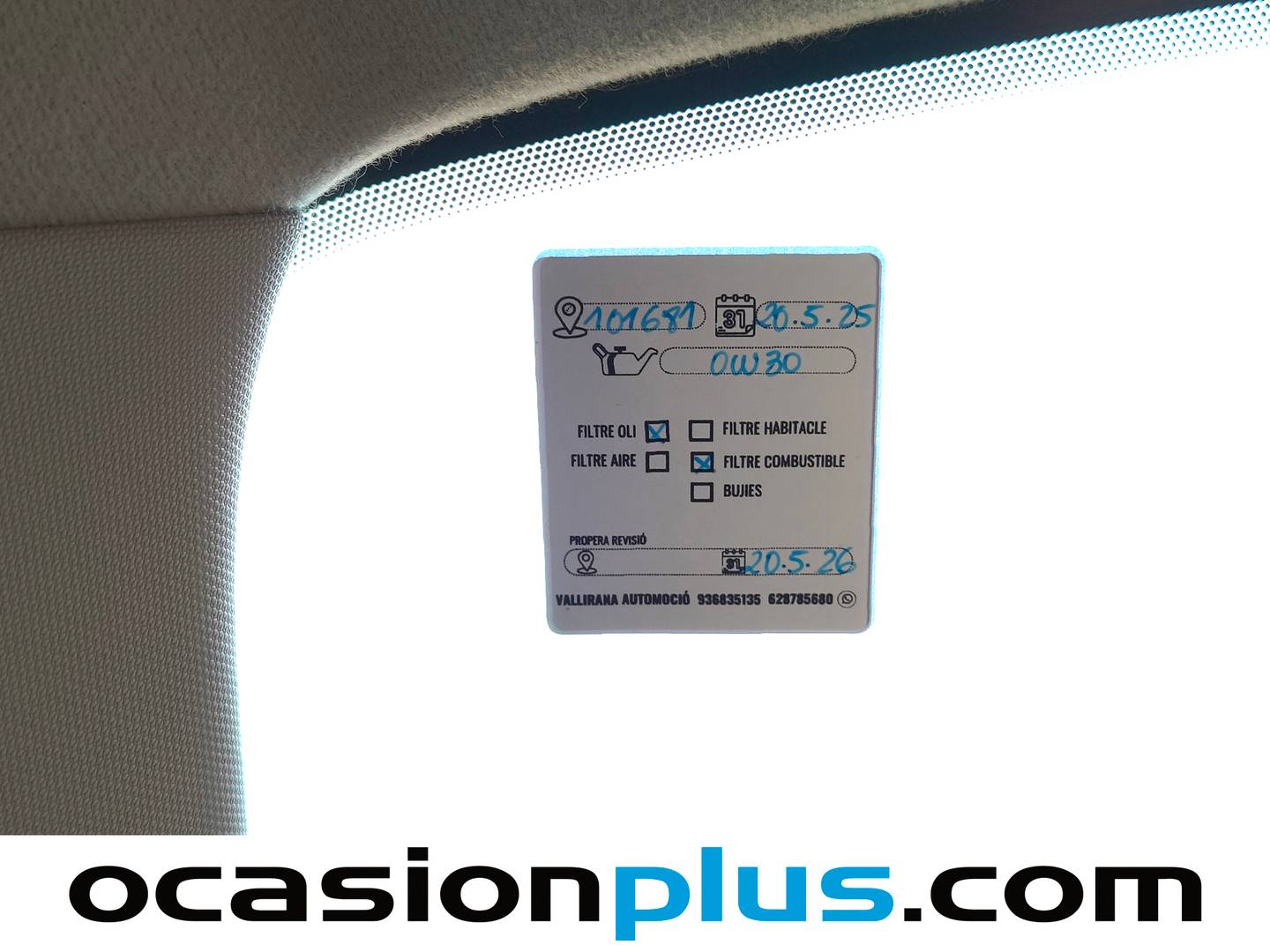 Foto del mantenimiento del Ford Transit Custom Ford Transit Custom 2.0 TDCI 310 L2 Ambiente (105 CV)