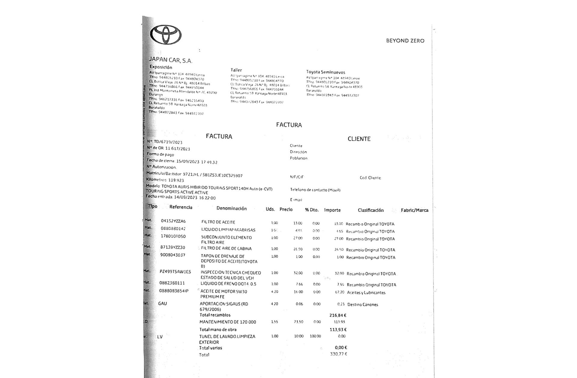 Toyota Auris 140H Touring Sports Active - foto 19