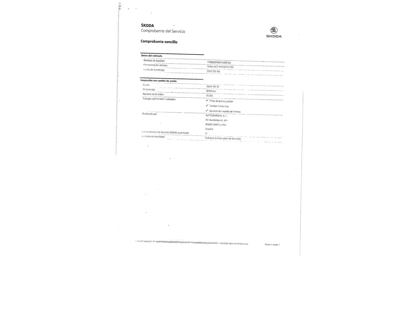 Foto Skoda Fabia Skoda Fabia 1.0 MPI Active (80 CV)