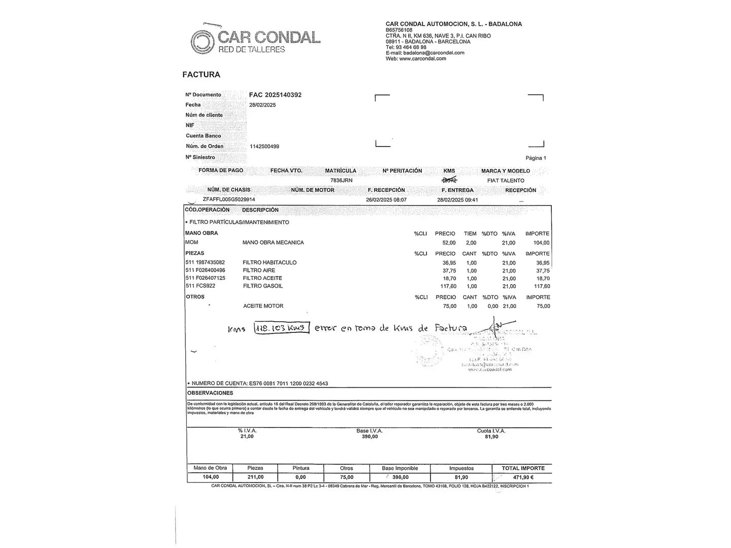 Mantenimiento
