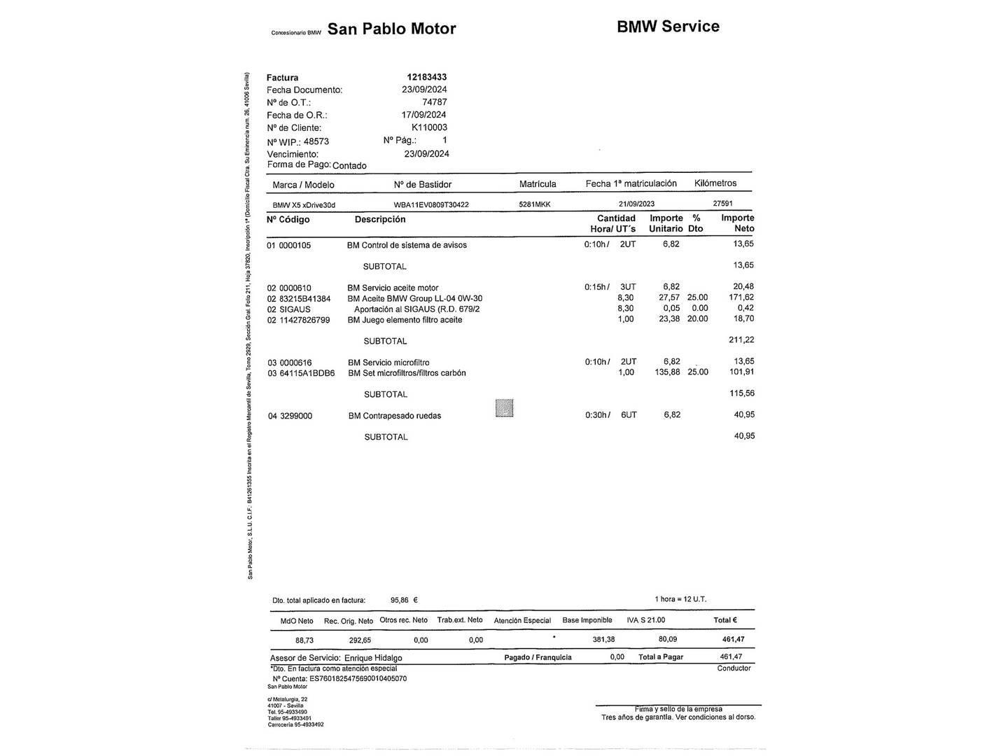 Foto BMW X5 BMW X5 xDrive30d xLine (298 CV)