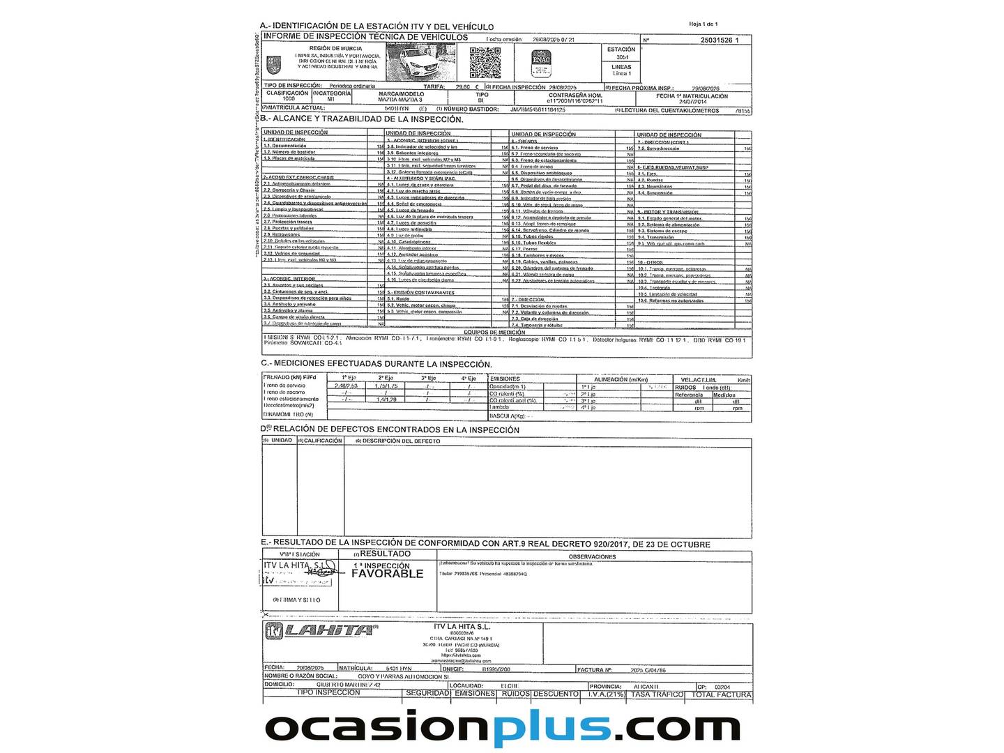 Foto Mazda Mazda3 Mazda Mazda 3 1.5 GE MT Style Confort (100 CV)