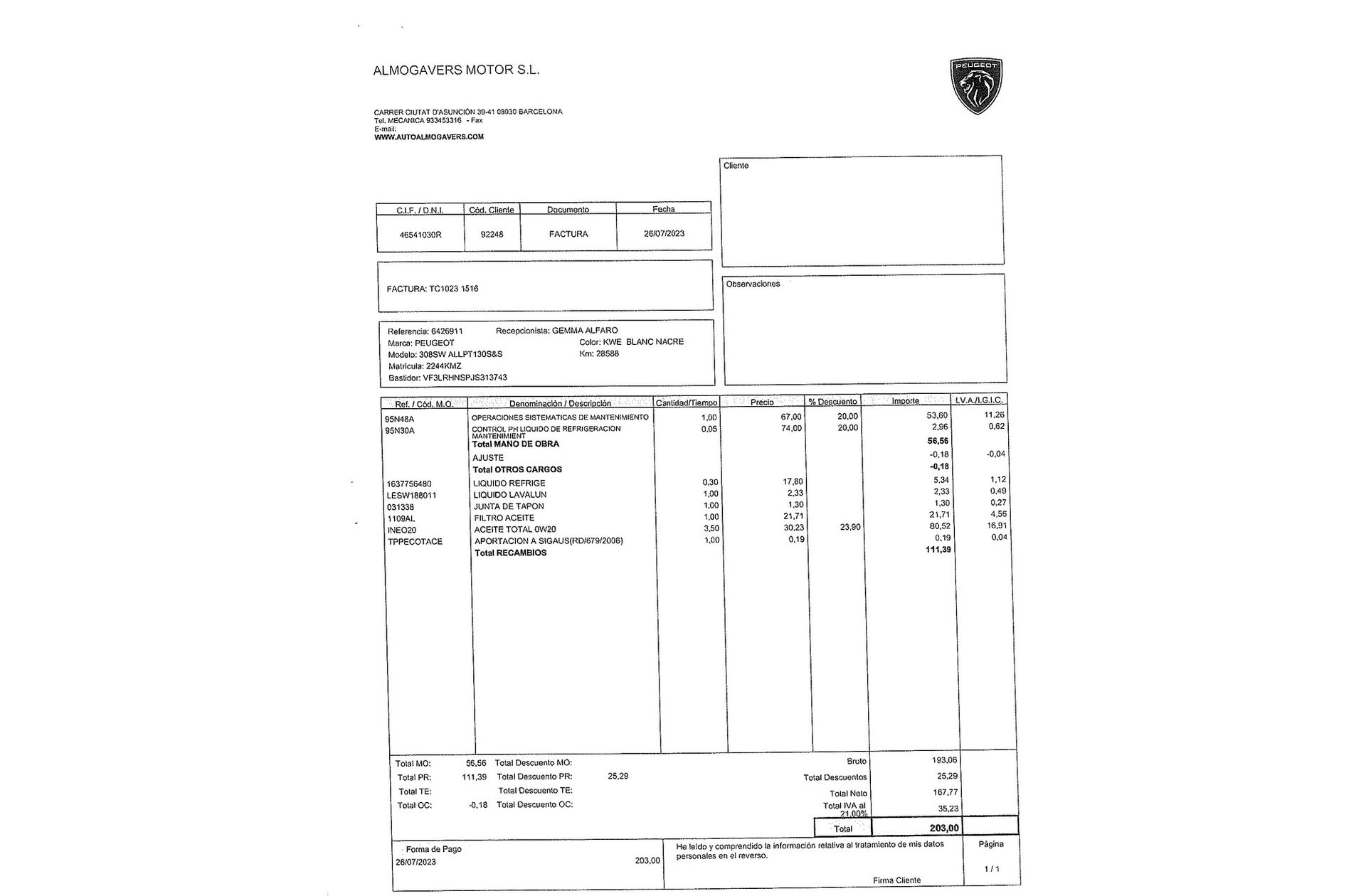 Peugeot 308 SW 1.2 PureTech Allure - foto 23