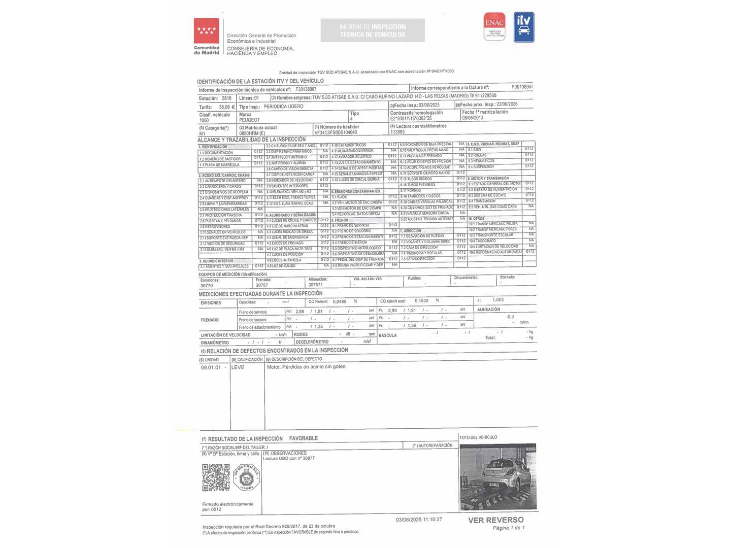 Peugeot 308 Peugeot 308 1.6 VTi Active (120 CV) de segunda mano