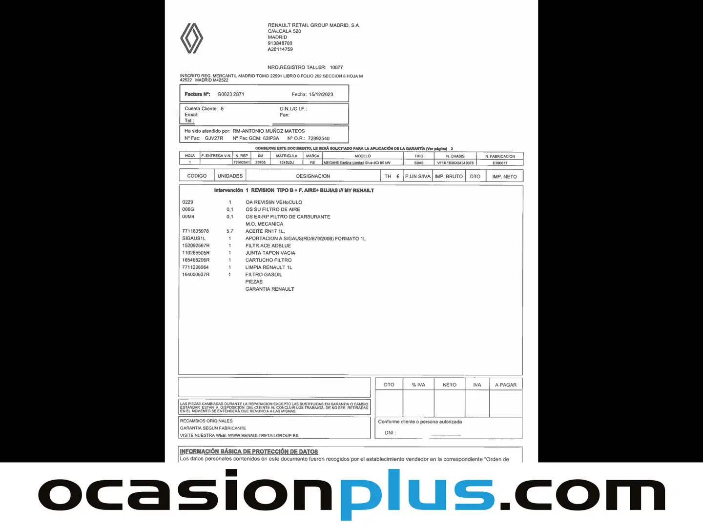 Foto Renault Mégane Renault Megane Limited Blue dCi (115 CV)