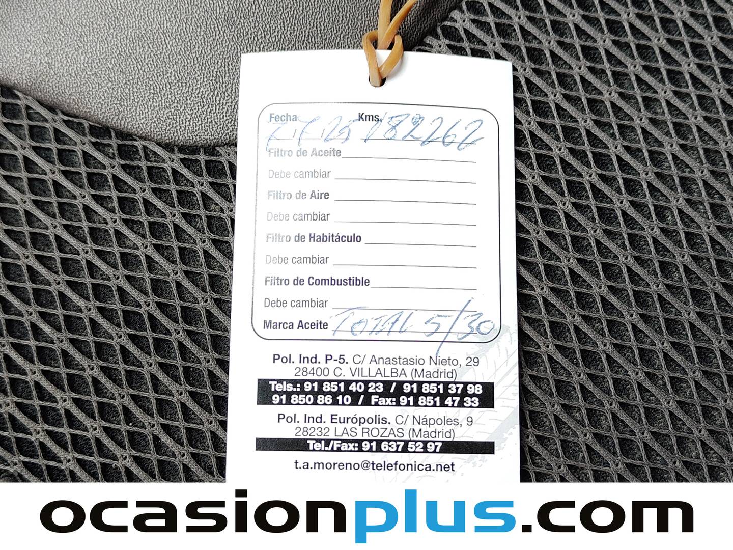 Foto del mantenimiento del Peugeot 2008 Peugeot 2008 e-HDI 115 Allure (115 CV)