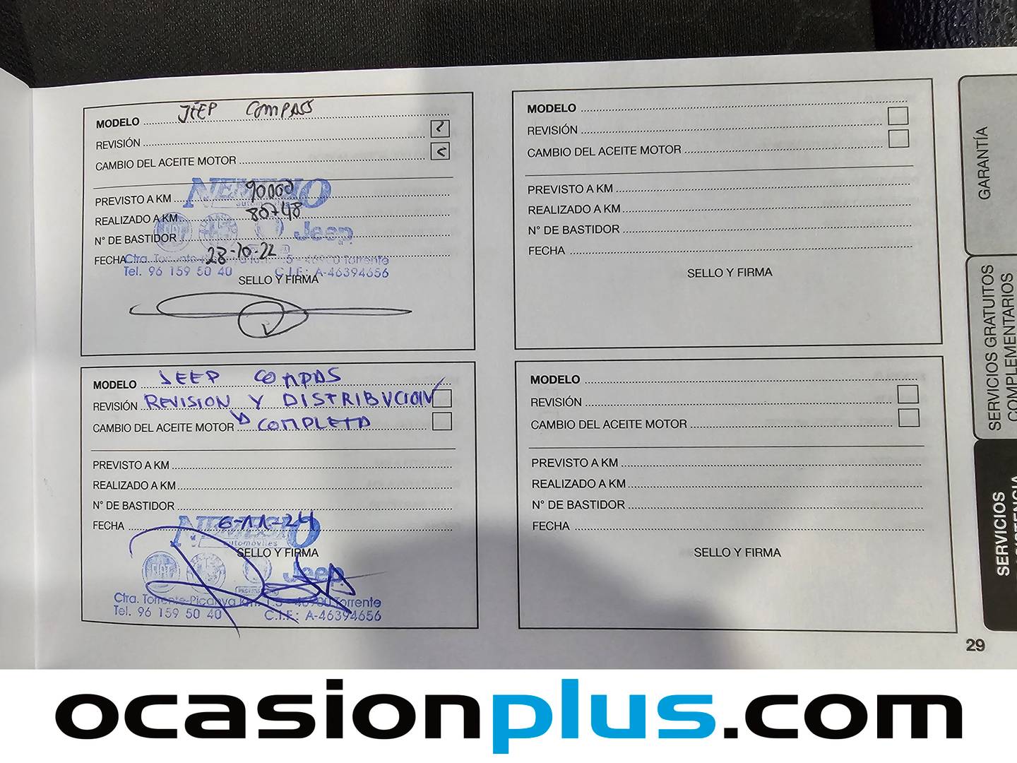 Foto del mantenimiento del Jeep Compass Jeep Compass 1.4 Multiair Night Eagle 4x2 (140 CV)