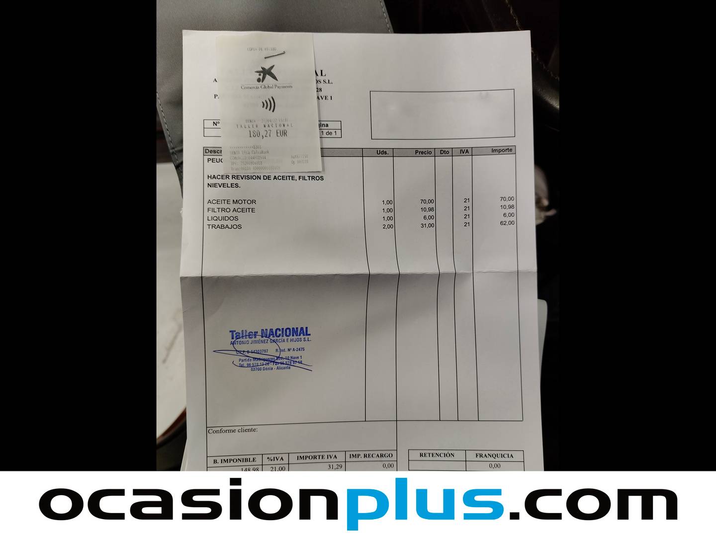 Foto del mantenimiento del Peugeot 3008 Peugeot 3008 PureTech 130 S&S Allure (130 CV)