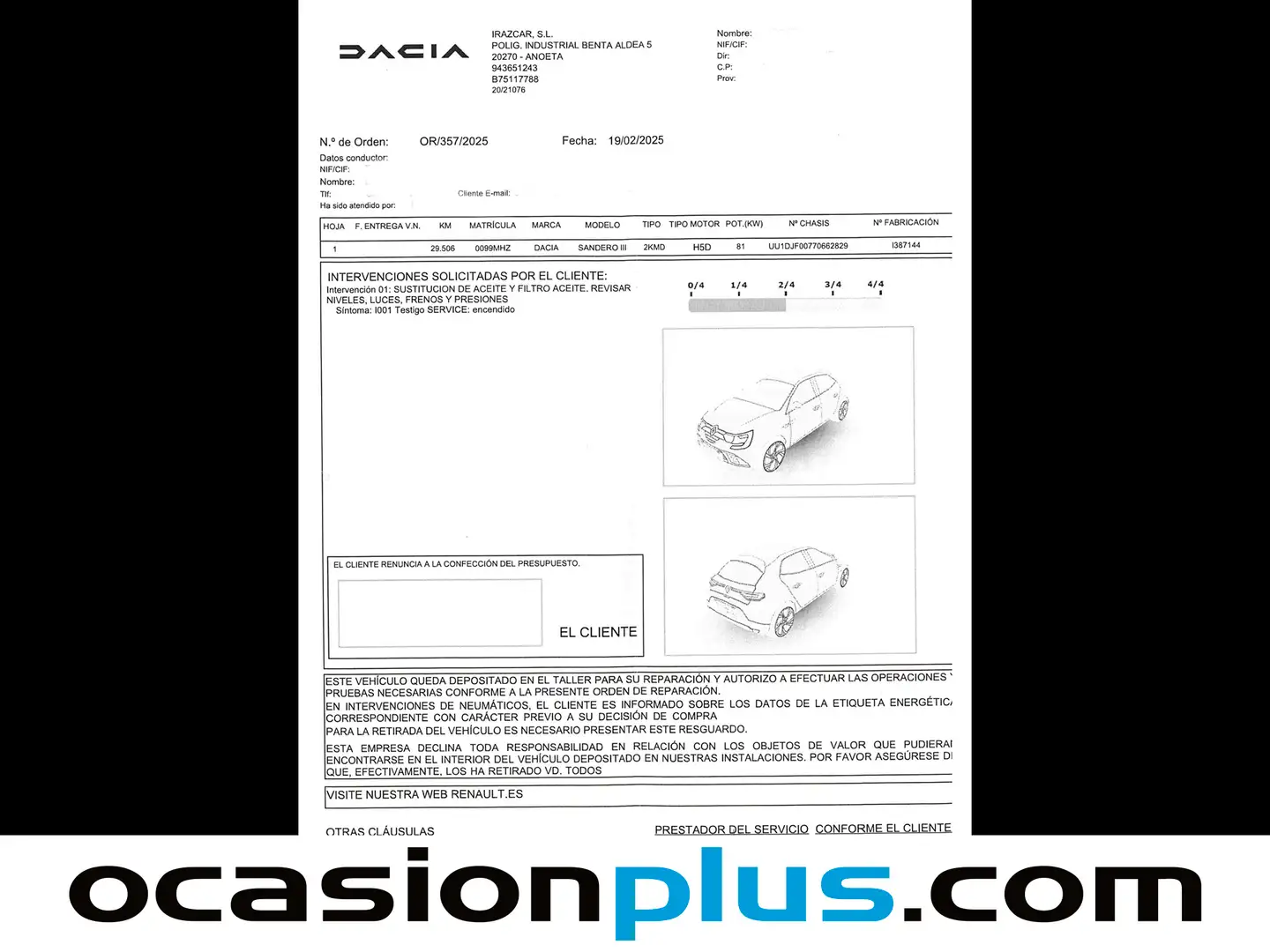 Foto Dacia Sandero Dacia Sandero Stepway Extreme Go TCe  (110 CV)