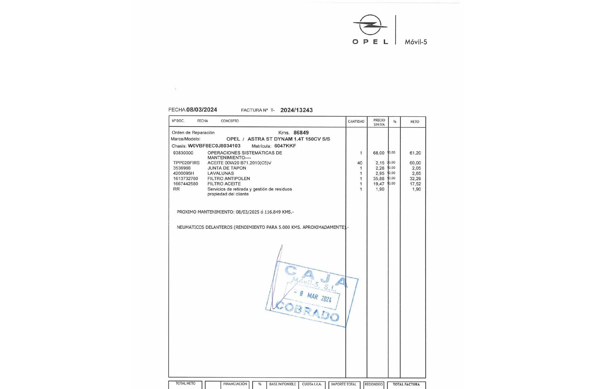 Opel Astra 1.4 Turbo Dynamic - foto 20