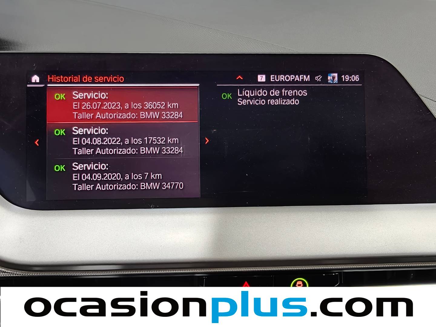 Foto del mantenimiento del BMW Serie 1 BMW Serie 1 118i (140 CV)