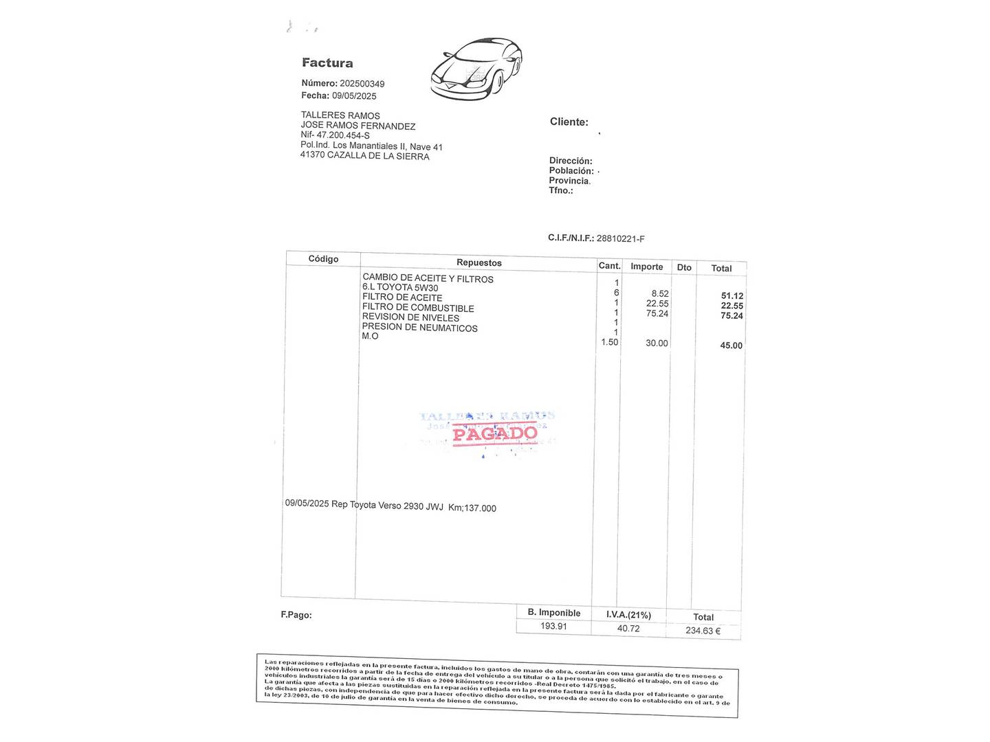 Foto Toyota Verso Toyota Verso 115D Business (112 CV) 7 Plazas