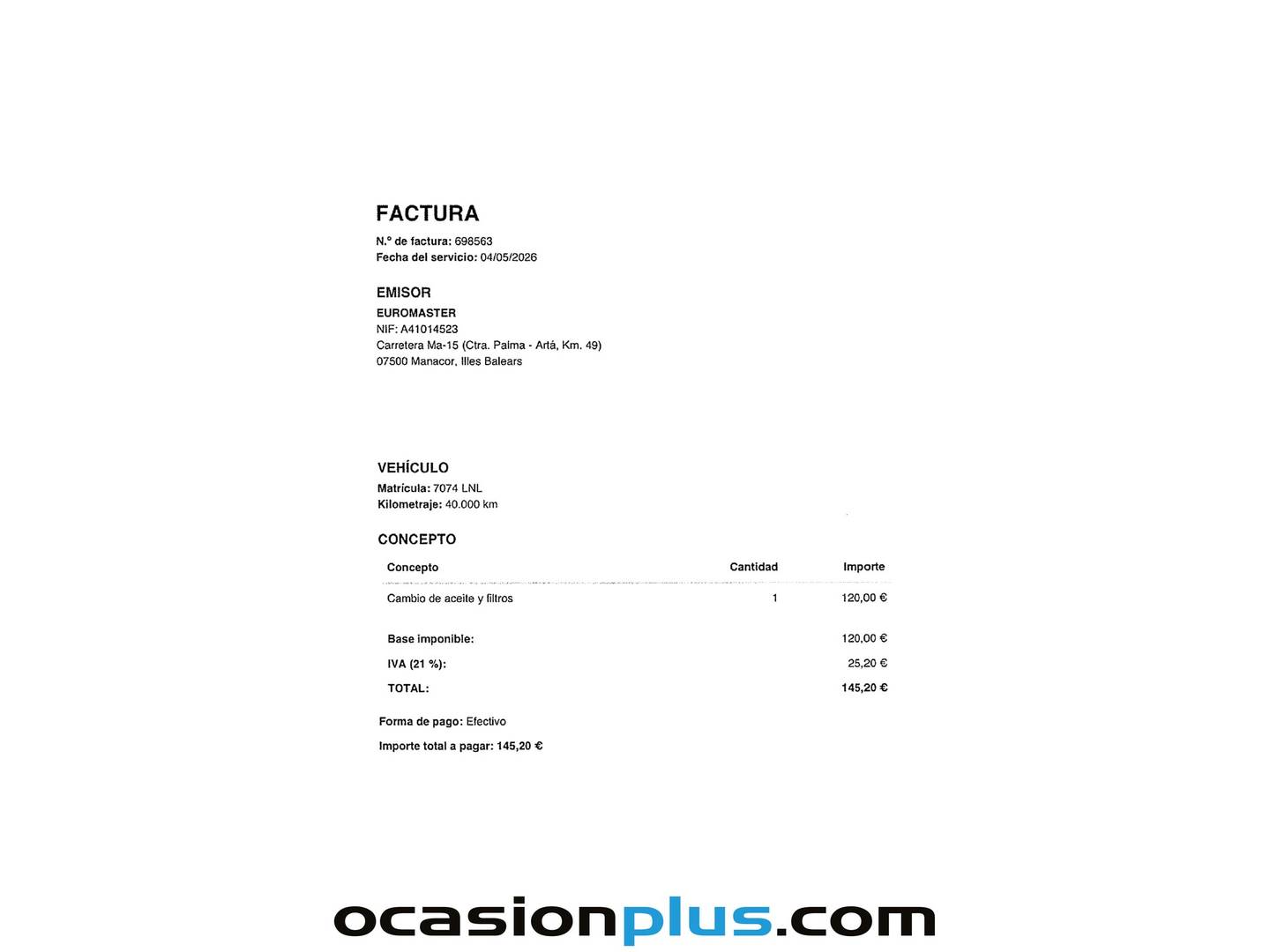 Foto del mantenimiento del Ford Puma Ford Puma 1.0 EcoBoost MHEV Titanium (125 CV)