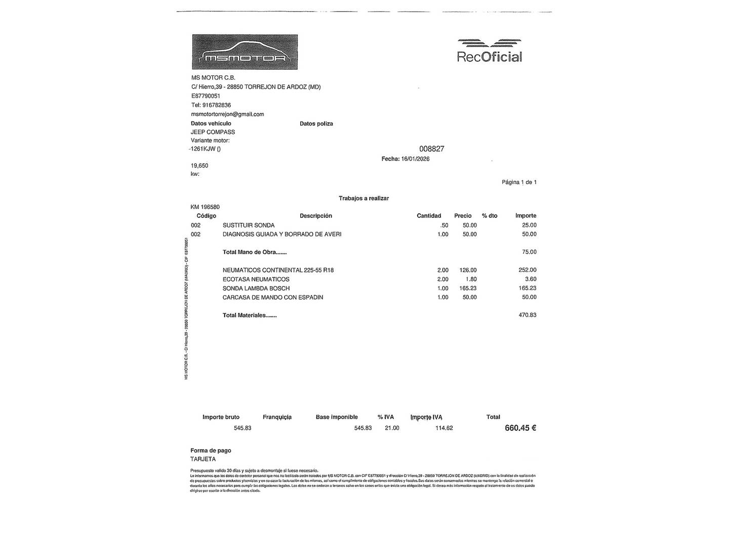 Foto Jeep Compass Jeep Compass 1.6 Multijet Limited 4x2 (120 CV)