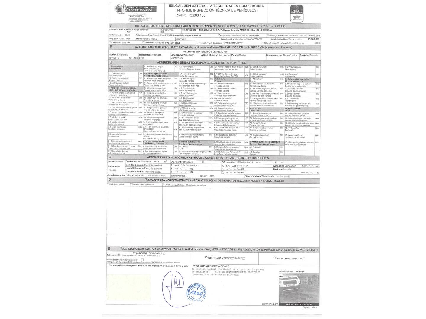 Citroën Berlingo Citroen Berlingo BlueHDi 130 S&S Talla XL Shine (130 CV) de segunda mano