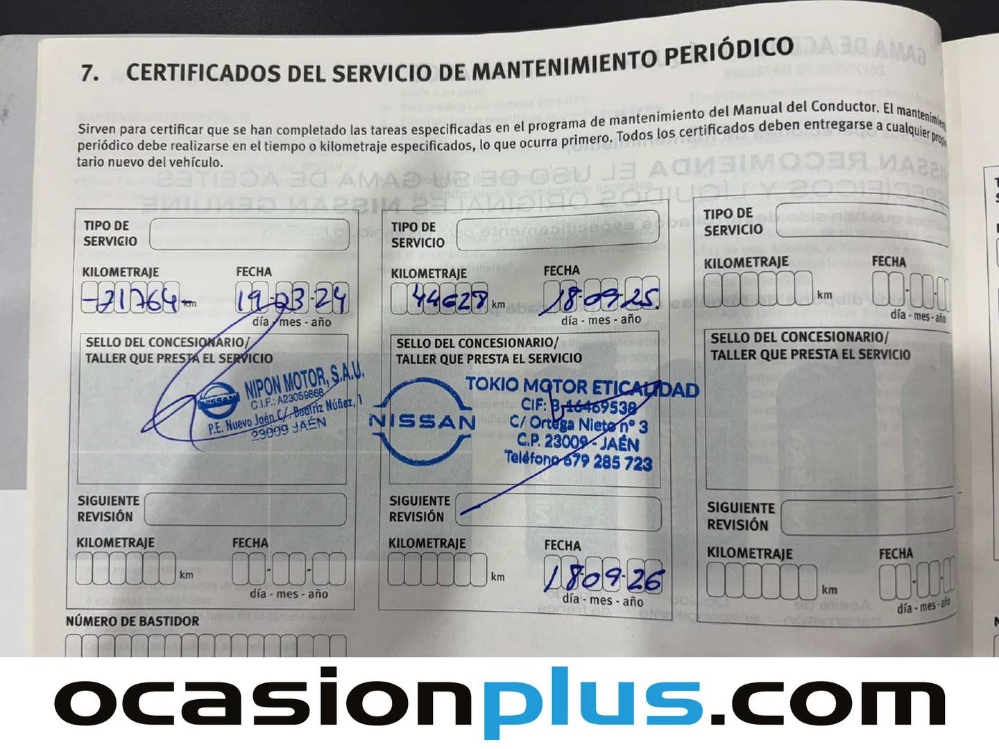 Foto del mantenimiento del Nissan Micra Nissan Micra IG-T 92 Acenta Sprint Auto (92 CV)