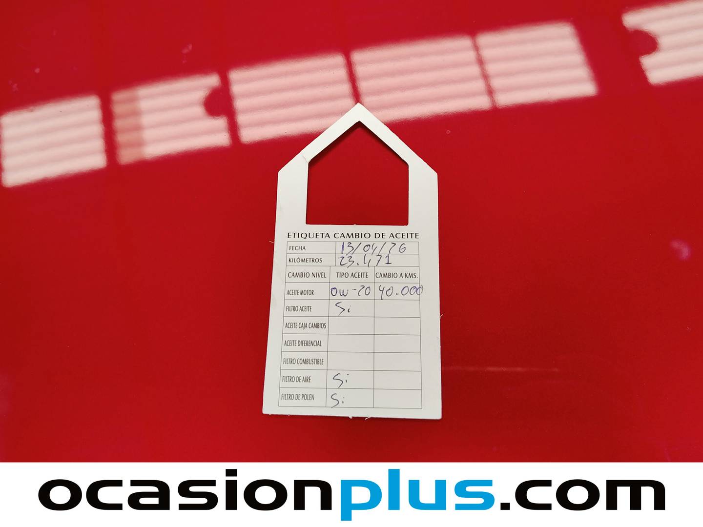 Foto del mantenimiento del Mazda Mazda3 Mazda Mazda 3 2.0 SKYACTIV-X Zenith-X (181 CV)