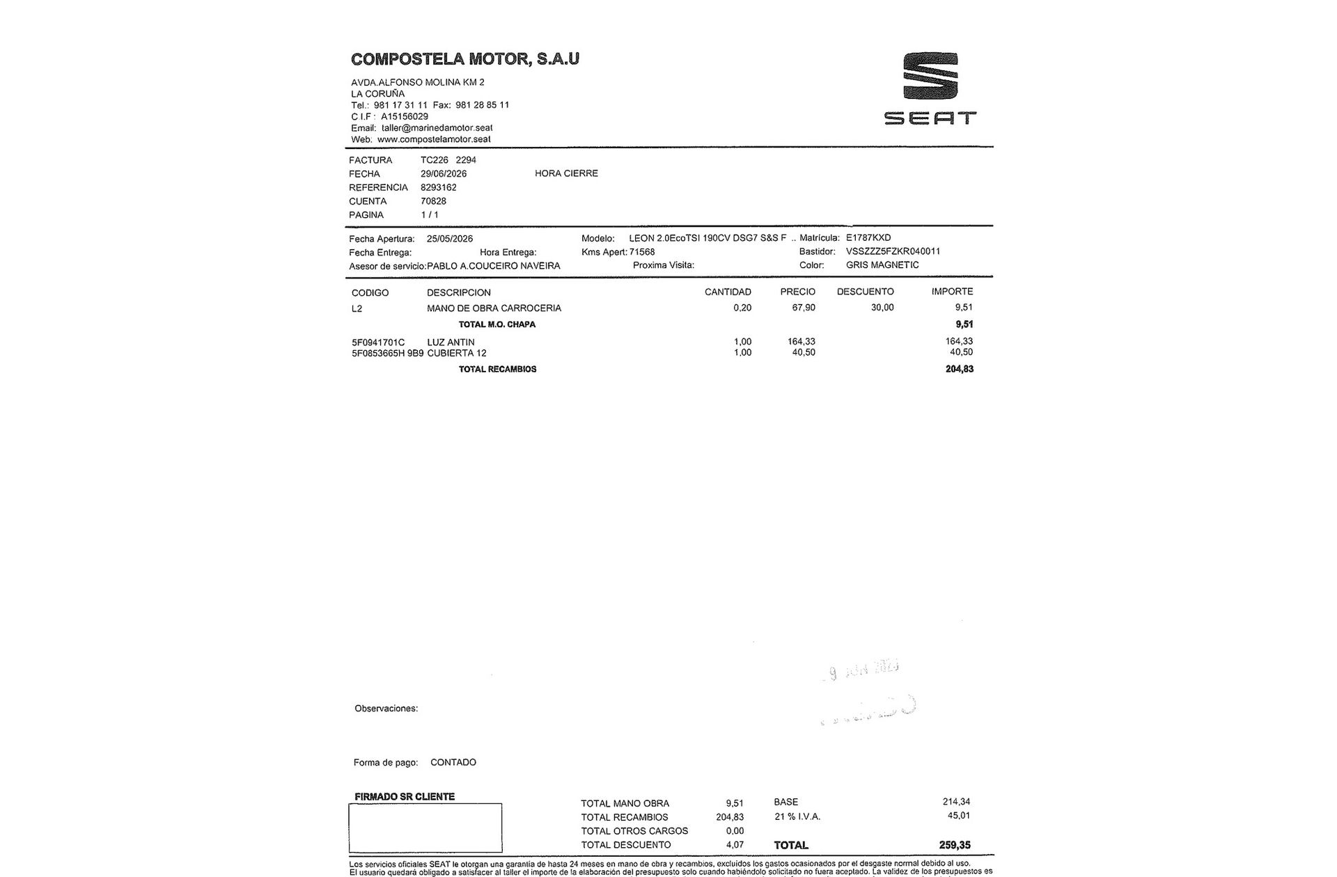 SEAT León 2.0 TSI FR Edition Plus DSG - foto 25