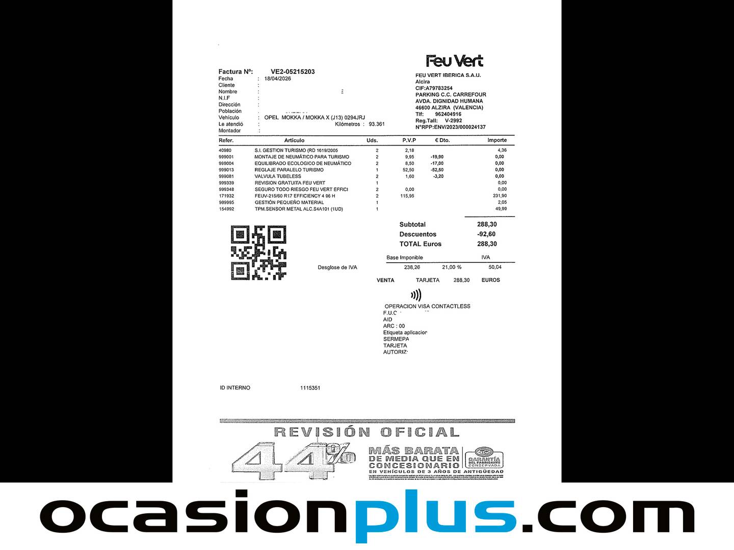 Foto del mantenimiento del Opel Mokka Opel Mokka 1.6 CDTi S&S Selective 4x2 (136 CV)