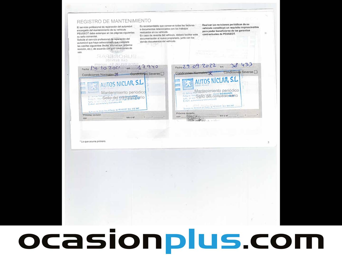 Foto del mantenimiento del Peugeot 2008 Peugeot 2008 PureTech 130 S&S GT Line EAT8 (130 CV)