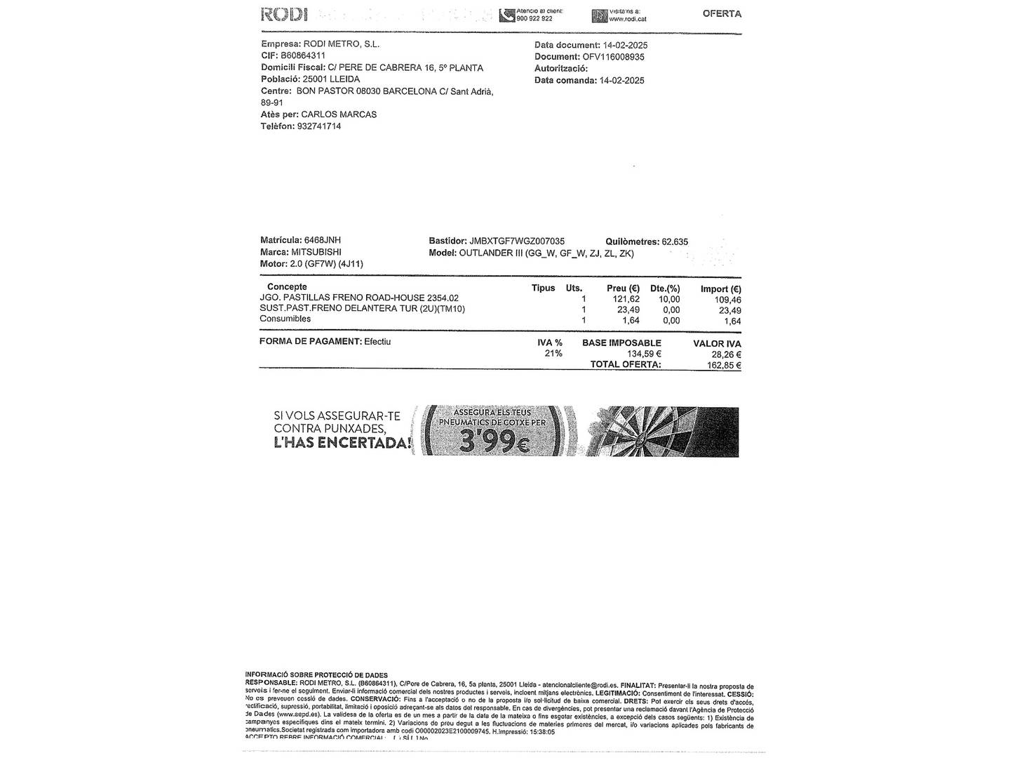 Foto Mitsubishi Outlander Mitsubishi Outlander 200 MPI Motion 2WD CVT (150 CV)