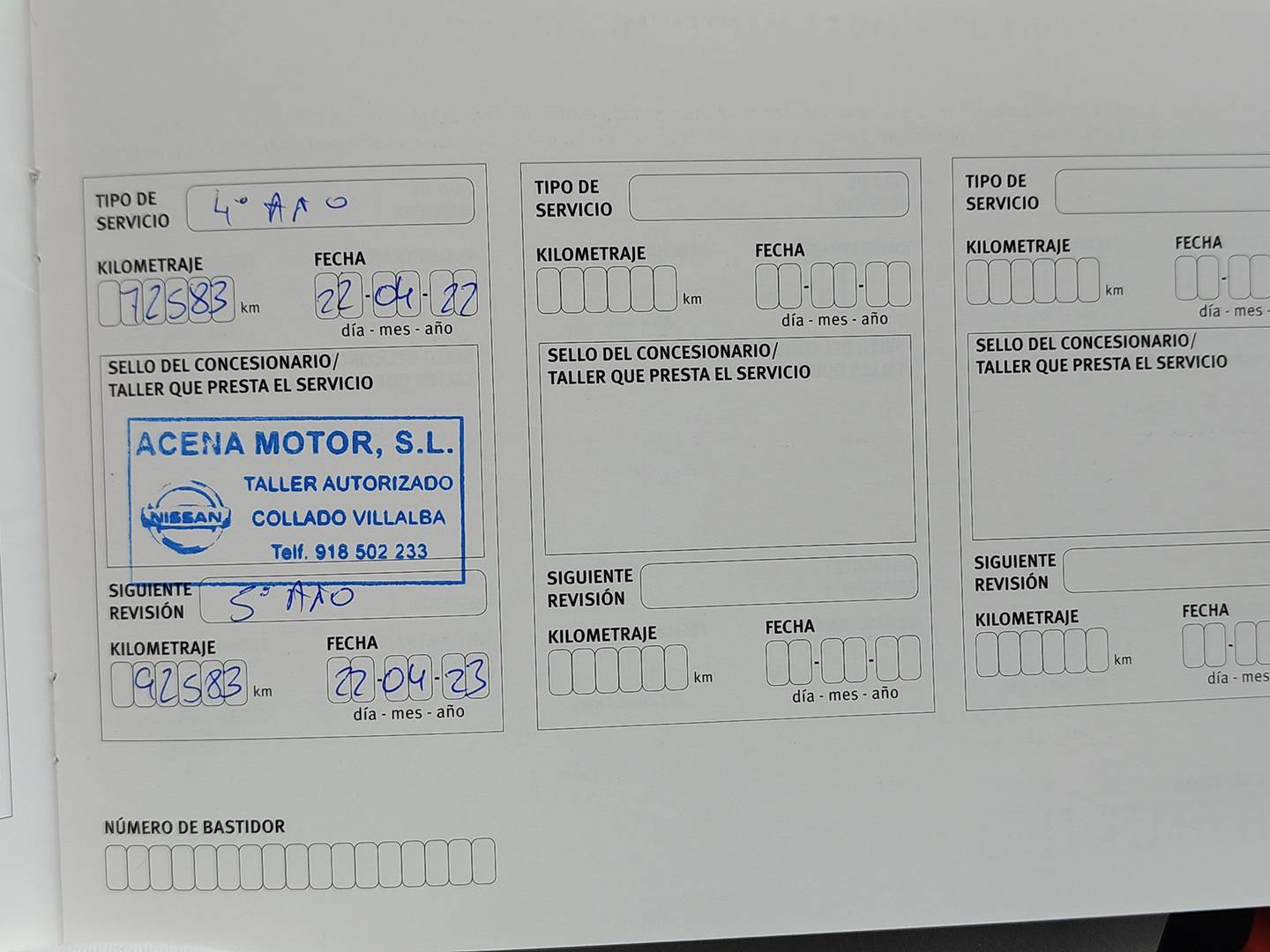 Foto del mantenimiento del Nissan Micra Nissan Micra IG-T S&S N-Connecta (90 CV)