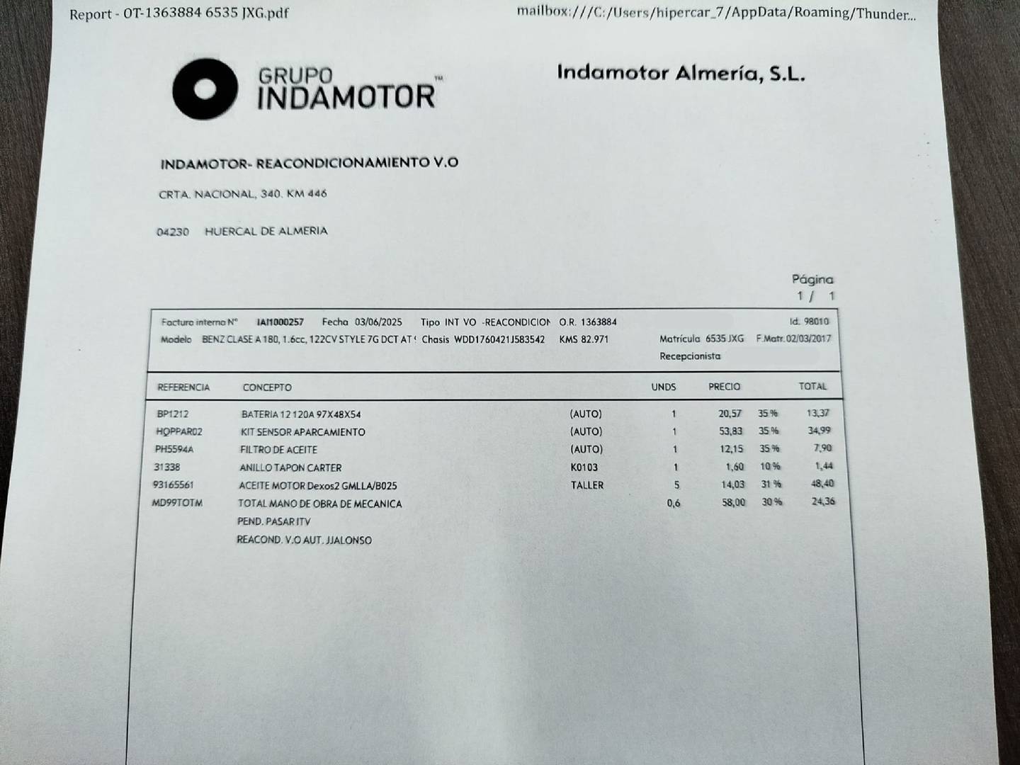 Foto Mercedes Clase A Mercedes-Benz Clase A 180 (122 CV)