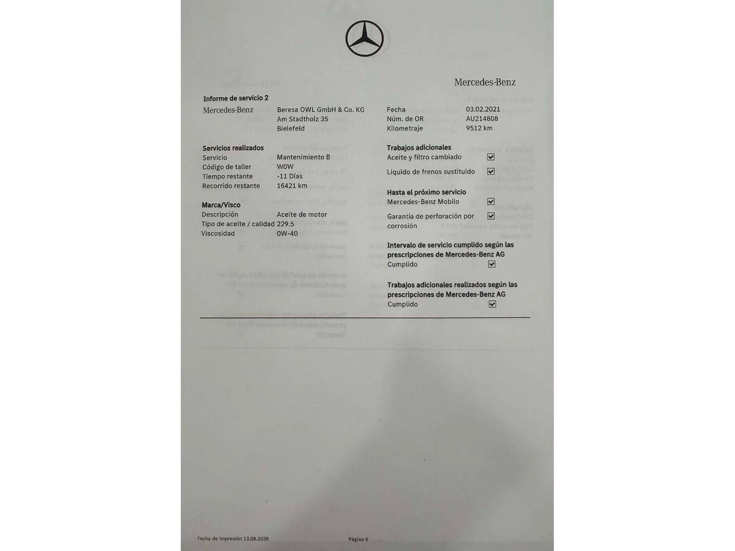 Foto del mantenimiento del Mercedes Clase GLE Coupé Mercedes GLE GLE Coupe 63 S AMG 4Matic (585 CV)