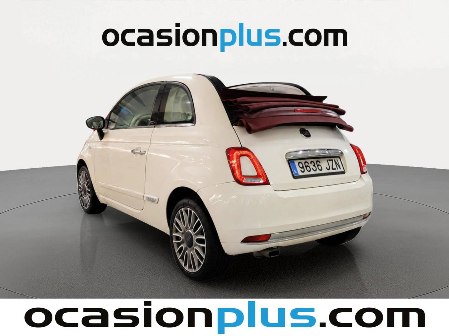 Foto trasera Fiat 500C Fiat 500C 1.2 8v Cabrio Lounge (69 CV) izquierda