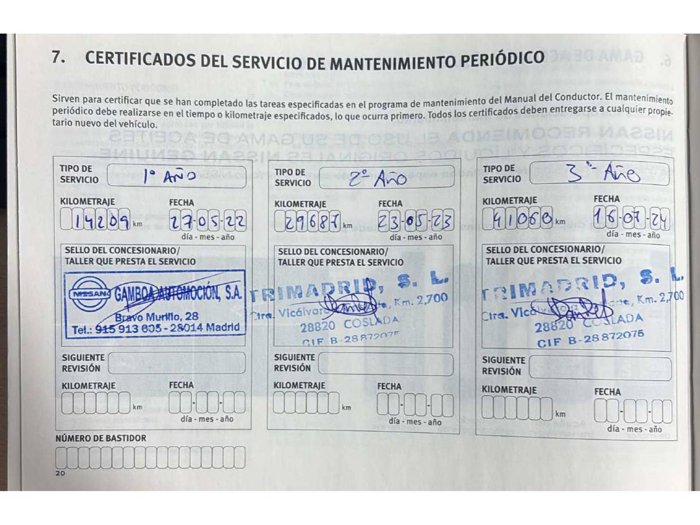 Foto del mantenimiento del Nissan JUKE Nissan Juke DIG-T N-Connecta 4x2 (114 CV)