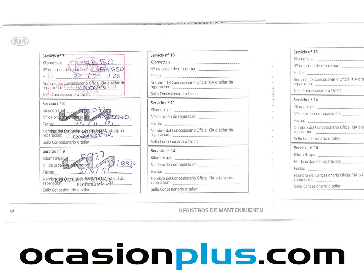 Foto del mantenimiento del KIA Sportage KIA Sportage 1.6 GDI Drive 4x2 (135 CV)