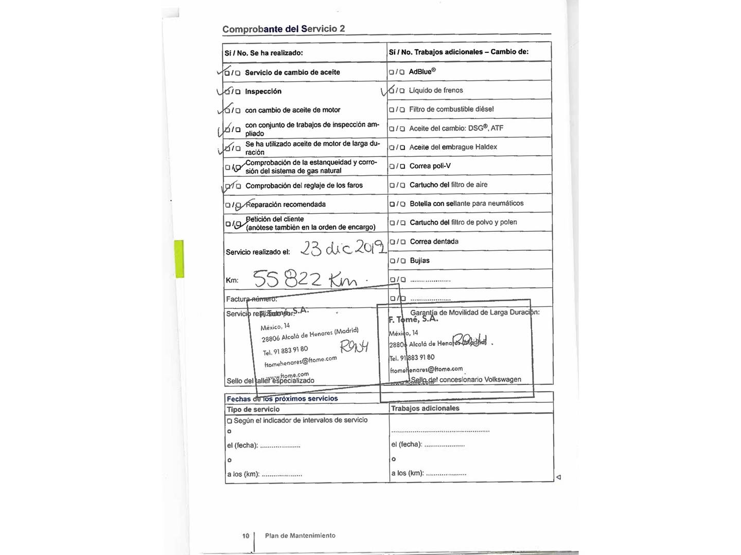 Foto del mantenimiento del Volkswagen Tiguan Volkswagen Tiguan R-Line 2.0 TDI BMT 4x2 (150 CV)