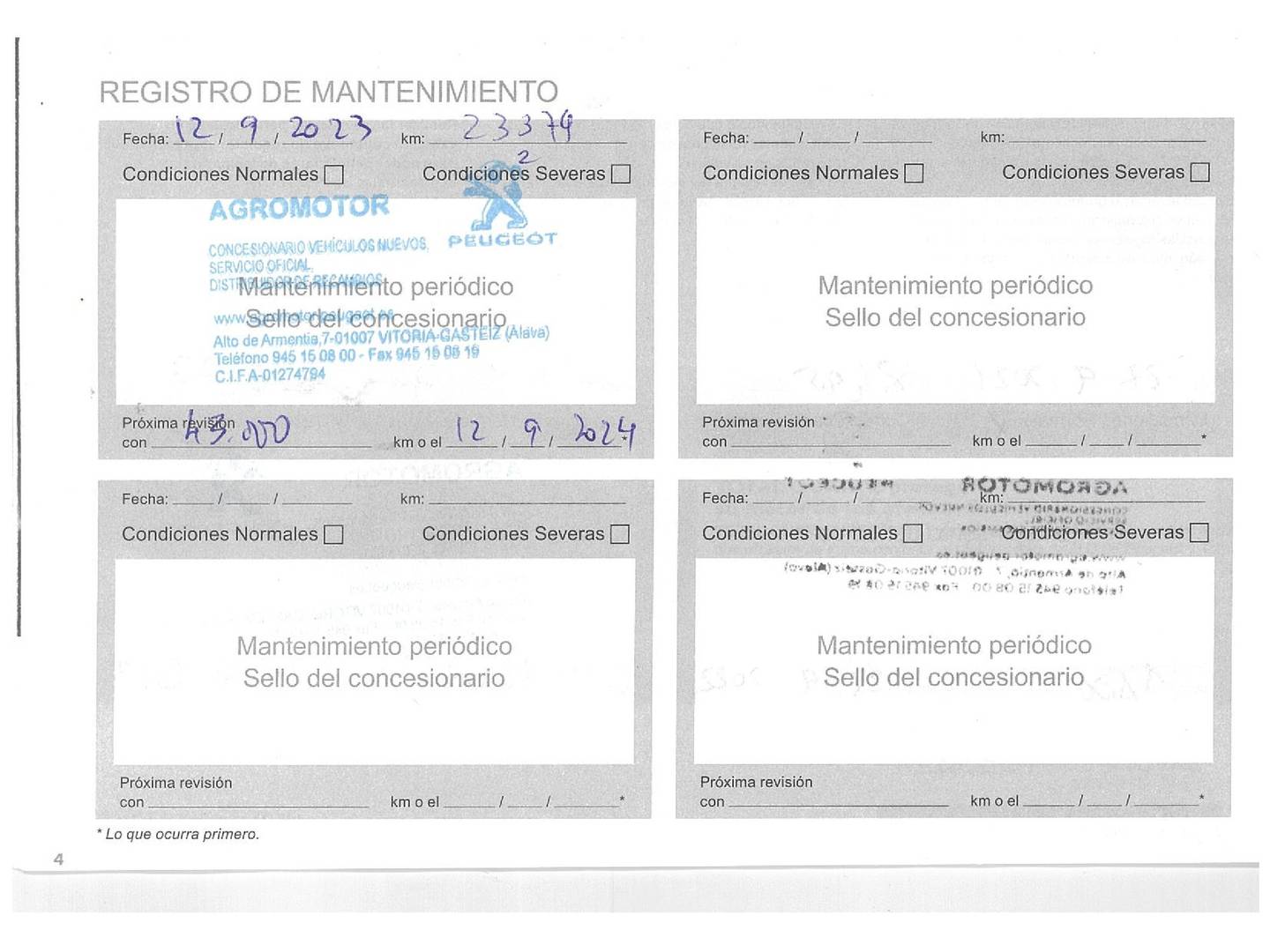 Foto del mantenimiento del Peugeot 2008 Peugeot 2008 PureTech 130 S&S GT Line EAT8 (130 CV)