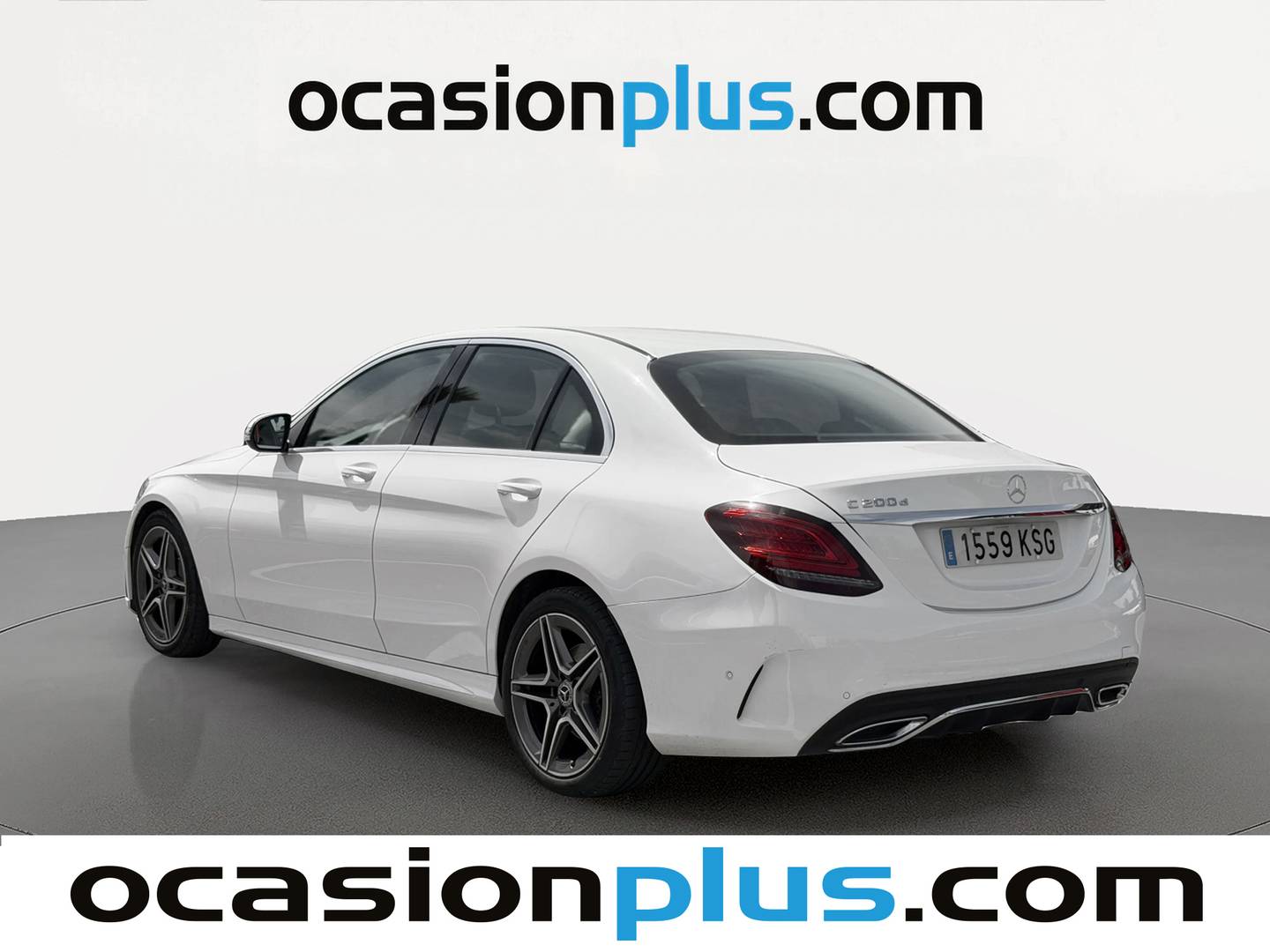 Foto trasera Mercedes Clase C Mercedes Clase C 200 d (150 CV) Pack AMG izquierda