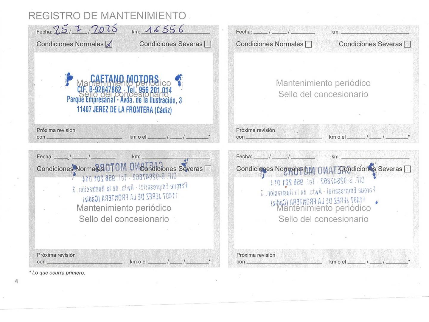 Foto del mantenimiento del Peugeot 2008 Peugeot 2008 PureTech 130 S&S Allure Pack EAT8 (130 CV)