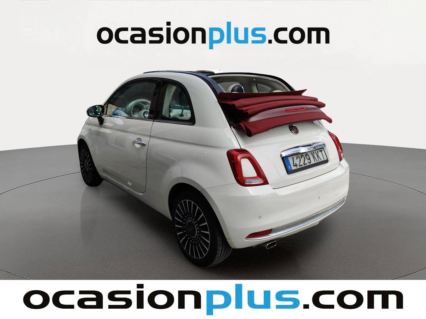 Foto trasera Fiat 500C Fiat 500C 1.2 8v Cabrio Lounge (69 CV) izquierda