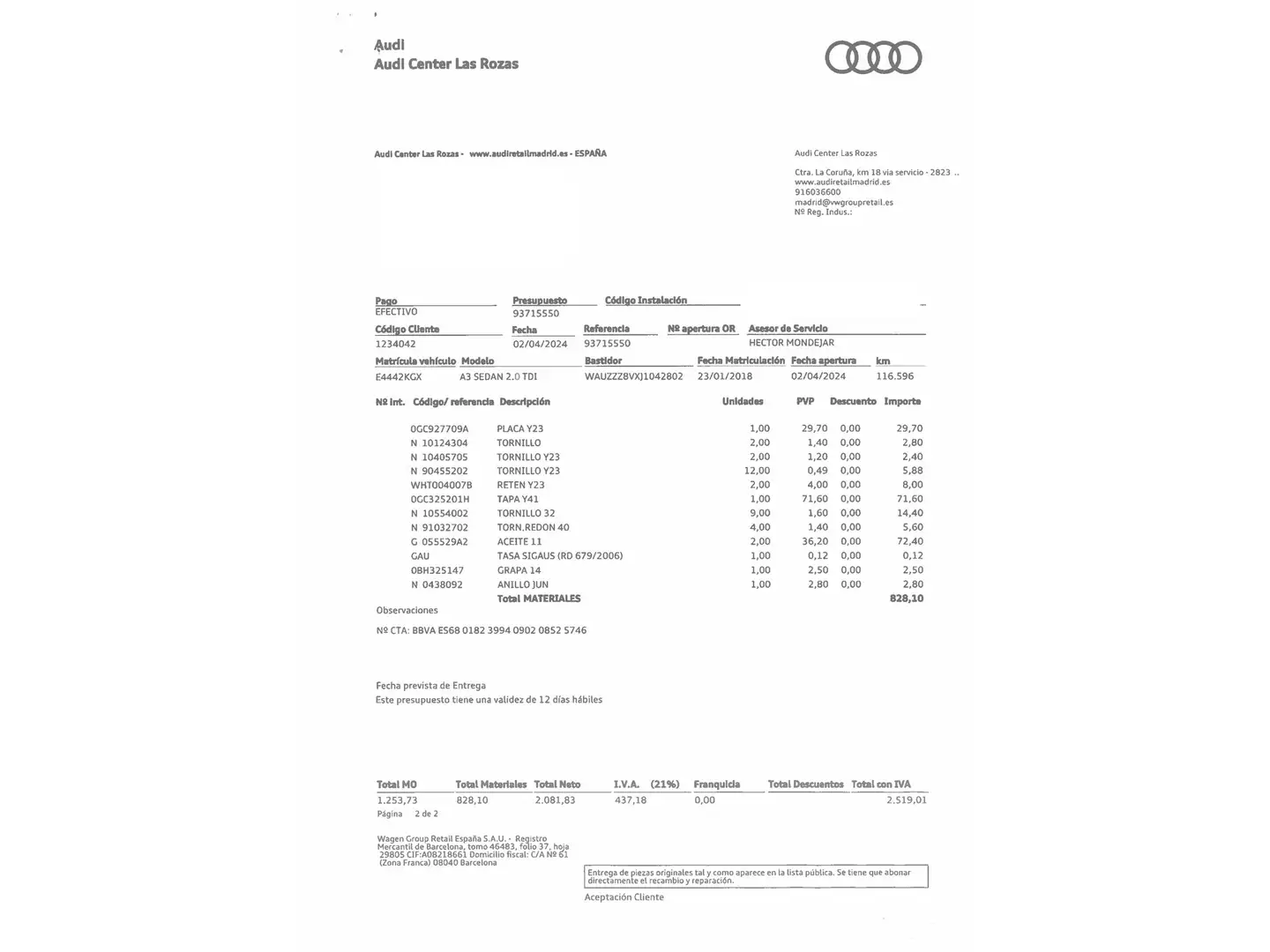 Foto Audi A3 Audi A3 Sedan S line edition 2.0 TDI (150 CV) S tronic