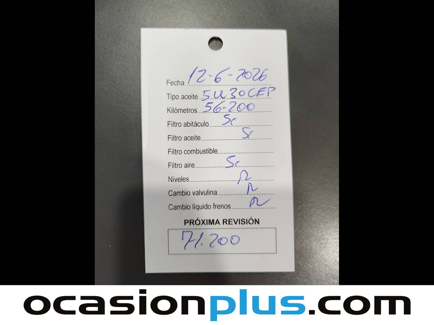 Foto del mantenimiento del Ford Focus Ford Focus 1.0 Ecoboost S&S ST-Line (125 CV)
