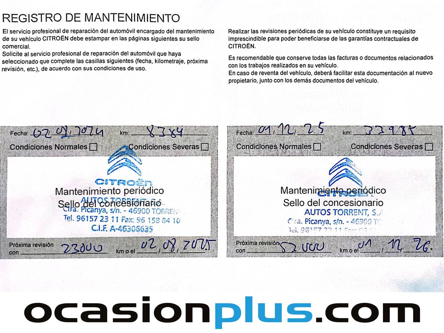 Foto del mantenimiento del Citroën C4 Citroën C4 PureTech 130 S&S Shine (130 CV)