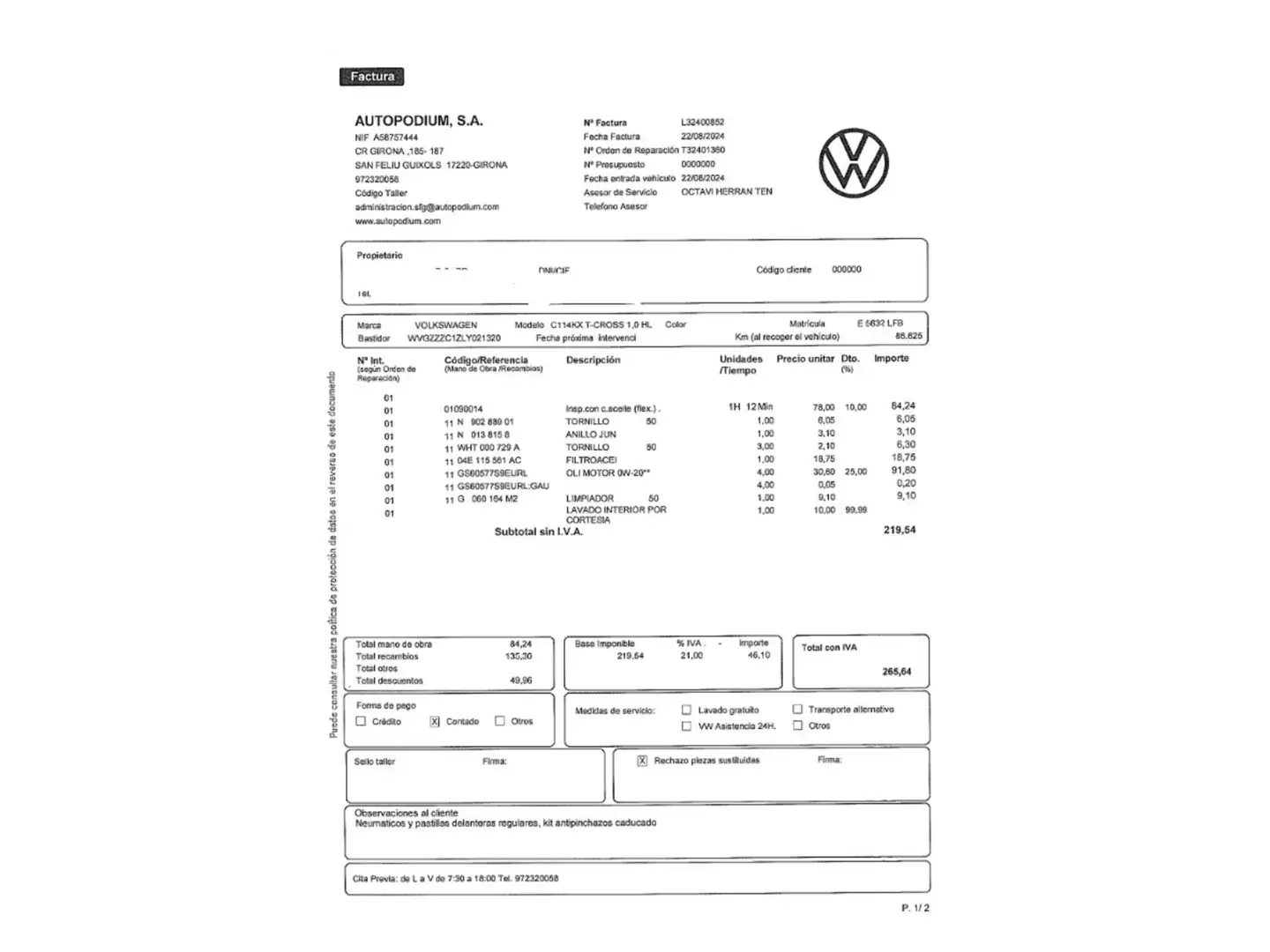 Foto Volkswagen T-Cross Volkswagen T-Cross Sport 1.0 TSI (115 CV)