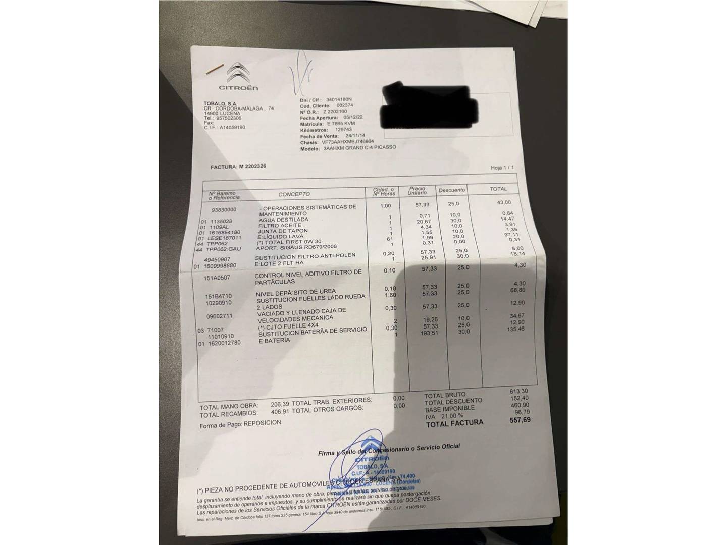 Foto Citroën Grand C4 Picasso Citroen Grand C4 Picasso 2.0 HDI Exclusive (150 CV)