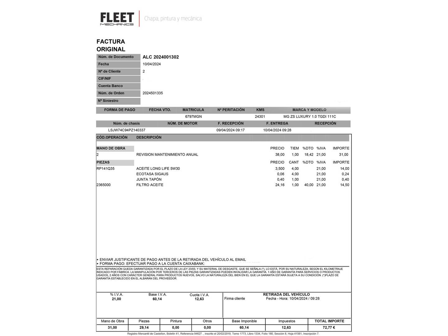 Foto MG ZS MG ZS 1.0T Luxury 82 kW (111 CV)