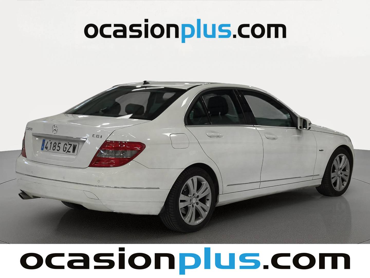 Foto trasera Mercedes Clase C Mercedes Clase C 200 CDI Blue Efficiency Avantgarde (136 CV) derecha