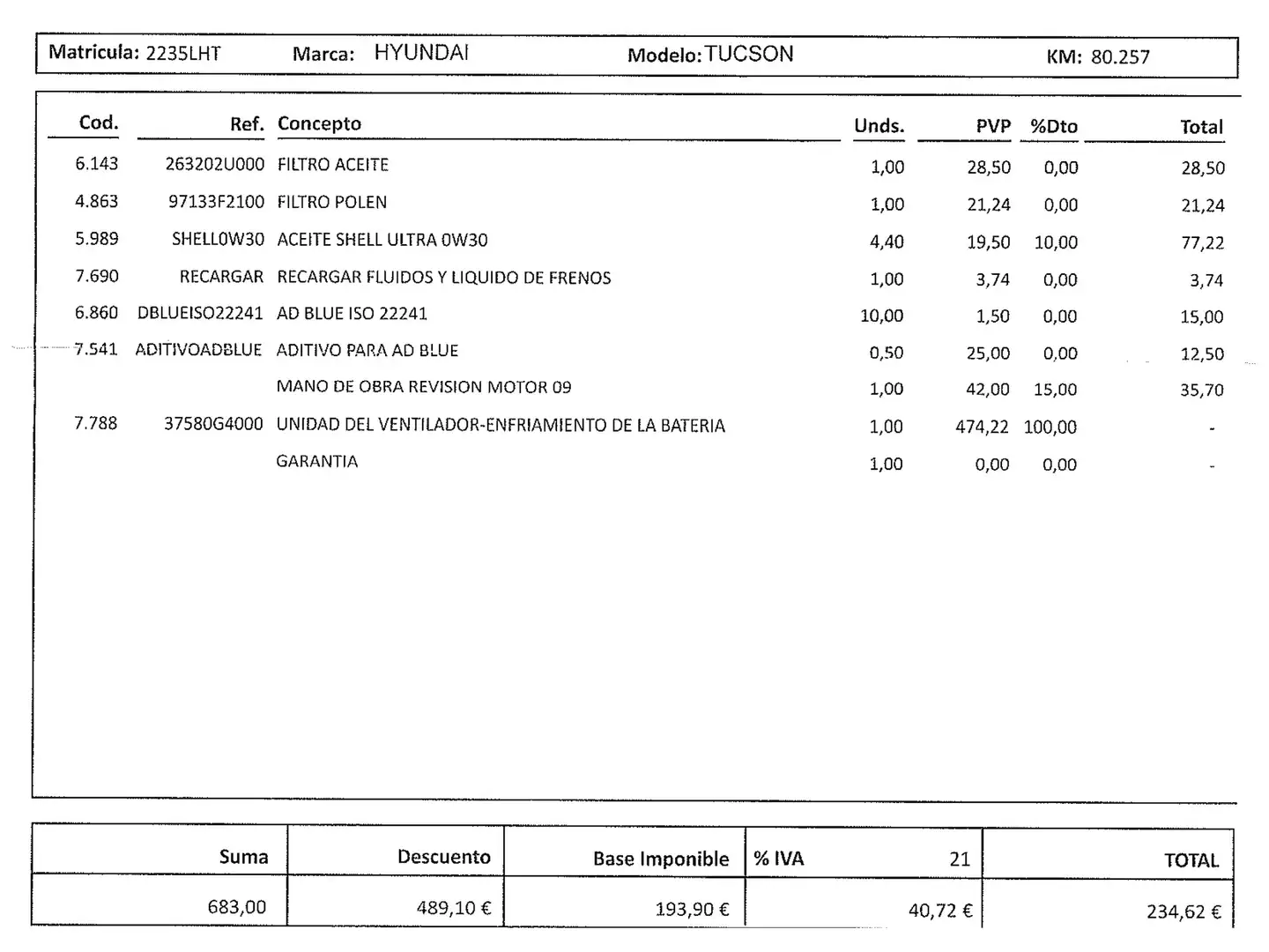 Foto Hyundai Tucson Hyundai Tucson 1.6 CRDI 48V SLE Sky 4x2 (116 CV)
