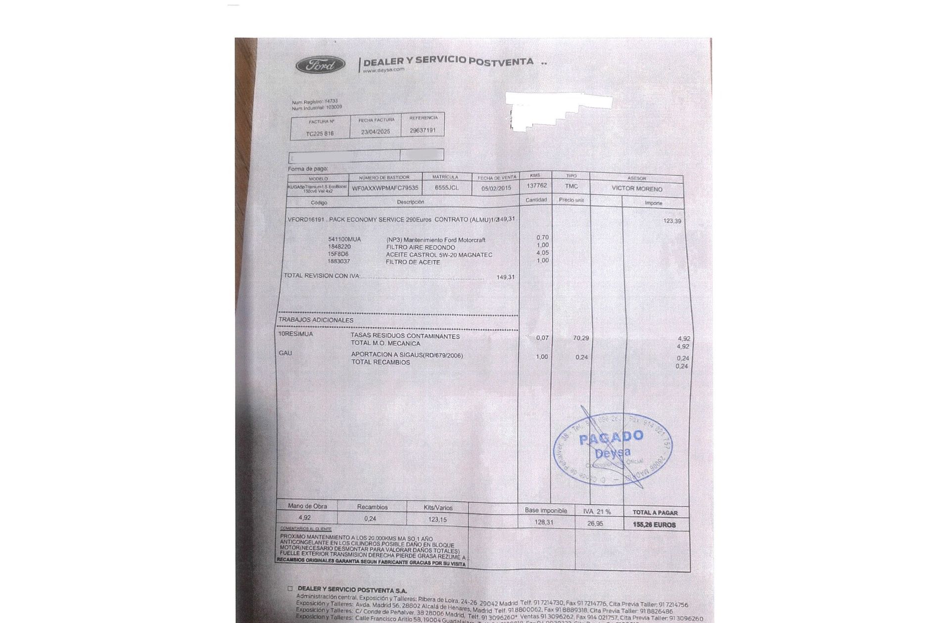 Ford Kuga 1.5 EcoBoost Titanium 4x2 - foto 16