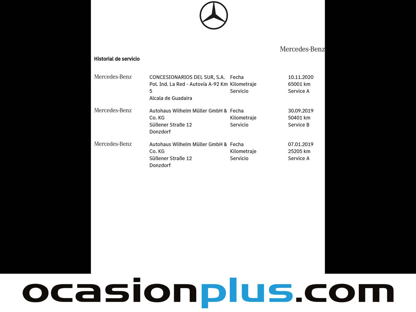 Foto del mantenimiento del Mercedes GLA Mercedes GLA 200 d  (136 CV)