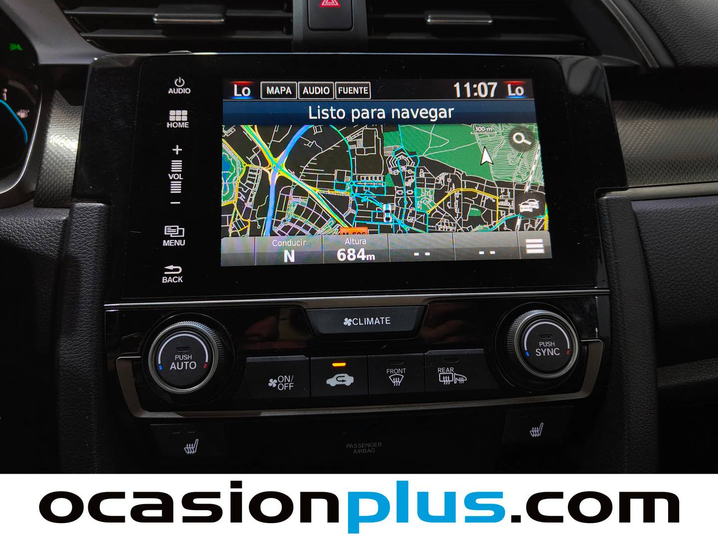 Equipamiento del Honda Civic Honda Civic 1.0 I-VTEC TURBO Elegance Navi 95 kW (129 CV)